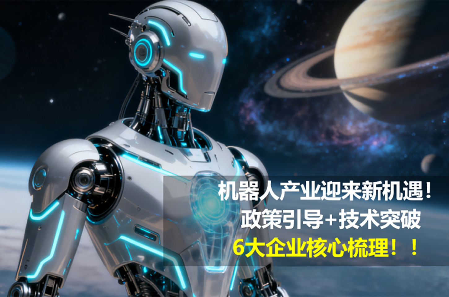 机器人产业迎来新机遇！政策引导+技术突破，6大企业核心梳理！